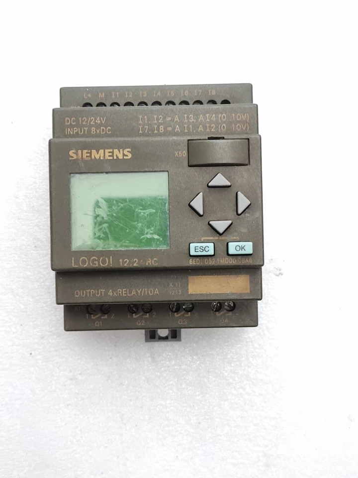Siemens 6ED1052-1MD00-0BA6 Logo 12/24Rc Module (Light On)